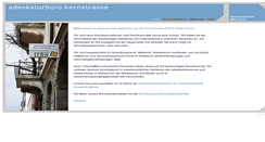 Desktop Screenshot of advokern.ch